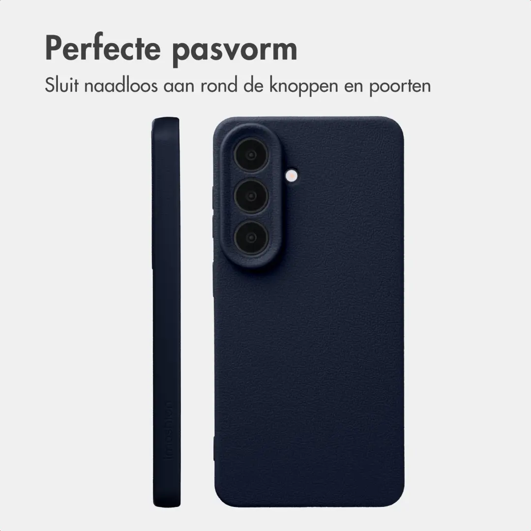 Imoshion Texture Backcover Samsung Galaxy S26 - Donkerblauw - afbeelding 6 van 6