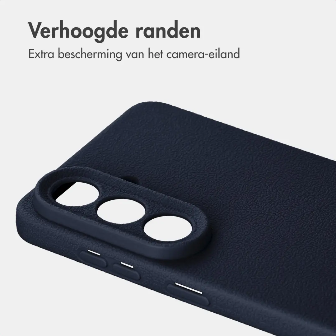 Imoshion Texture Backcover Samsung Galaxy S26 - Donkerblauw - afbeelding 5 van 6