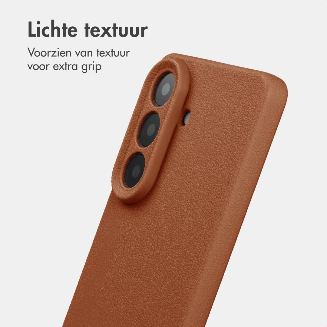 Imoshion Texture Backcover Samsung Galaxy S26 - Bruin - afbeelding 3 van 6