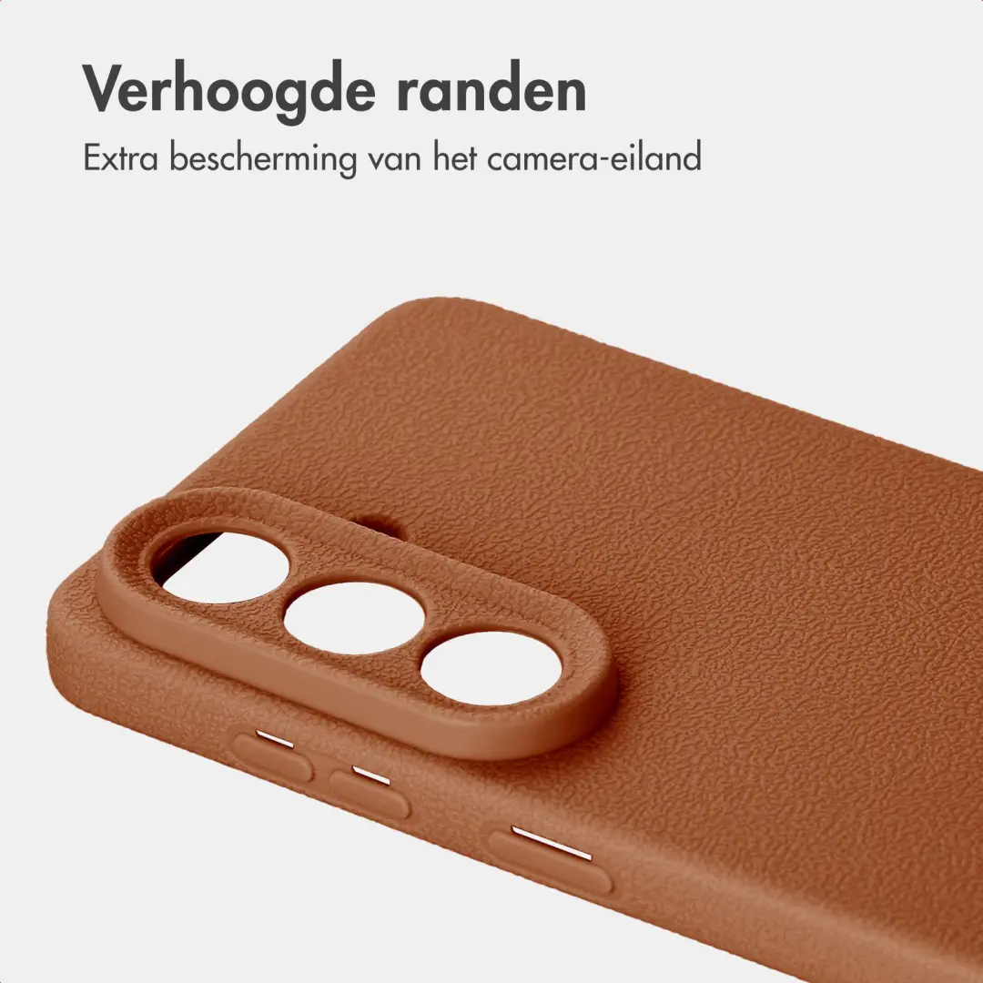 Imoshion Texture Backcover Samsung Galaxy S26 - Bruin - afbeelding 5 van 6