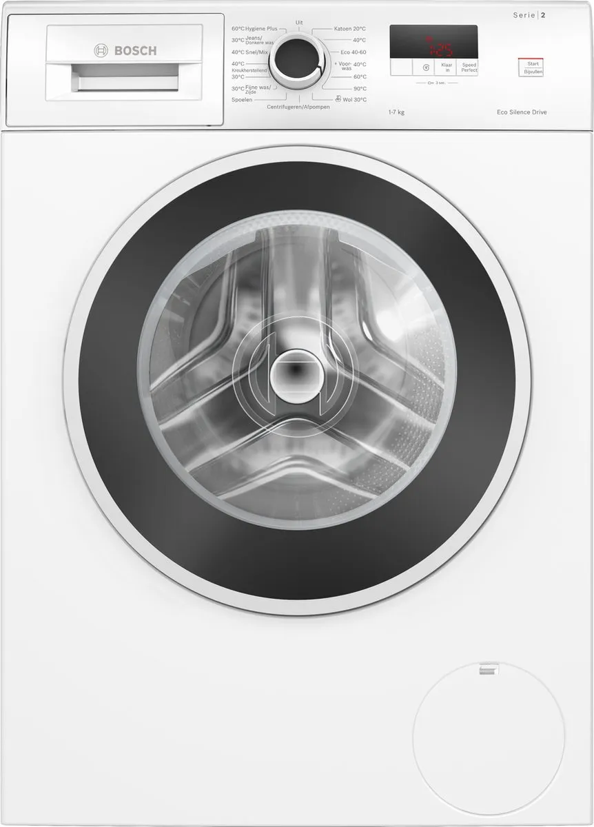 Bosch Serie 2 WGE02406NL Wasmachine - 7 kg 1351 RPM Wit
