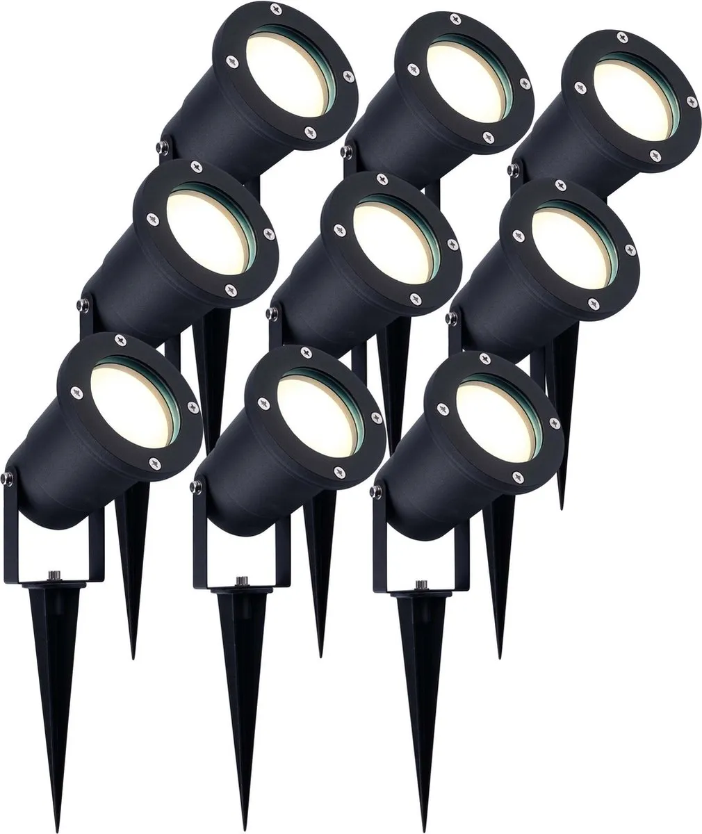 LEDVION 9x LED Prikspots IP65 5W 4000K