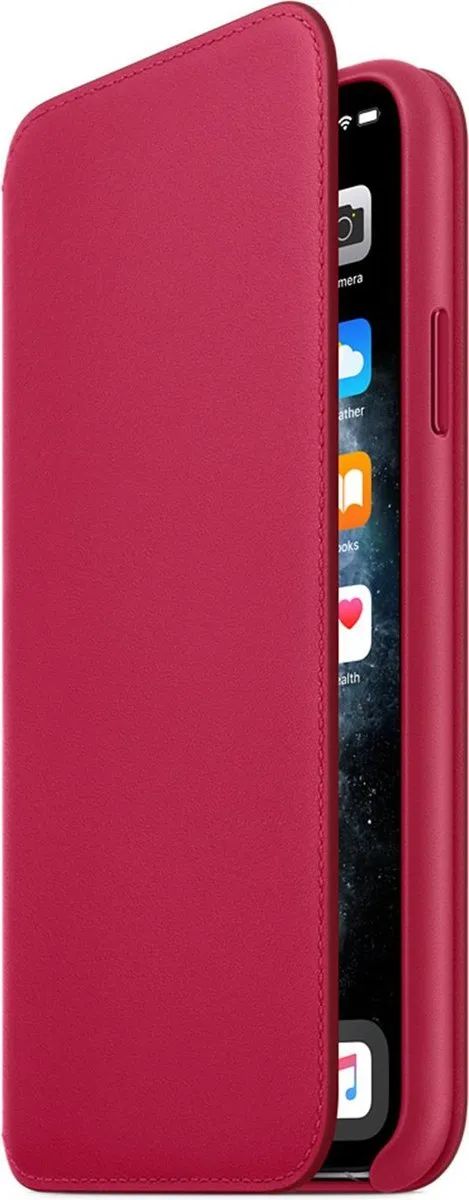 Apple Leren Folio Hoesje iPhone 11 Pro Max MY1N2ZM/A - Raspberry