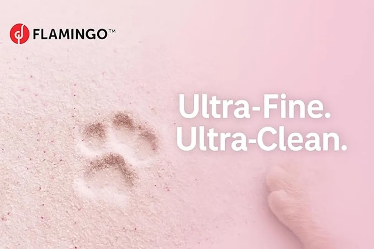 Flamingo Silica Kattenbakvulling Fijn - 2x15L