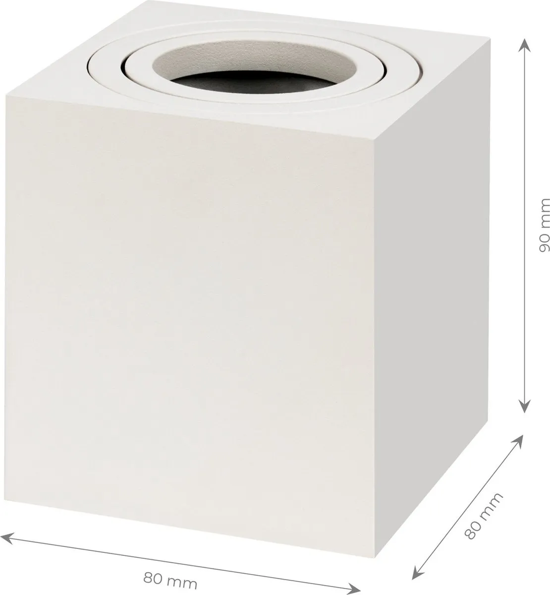 Ledvion LED Opbouwspot 3W 2700K - Wit