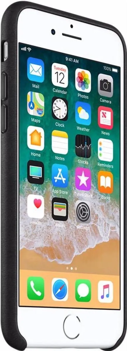 Apple Leren Hoesje MMY52ZM/A - iPhone 7/8/SE (2020) - Zwart