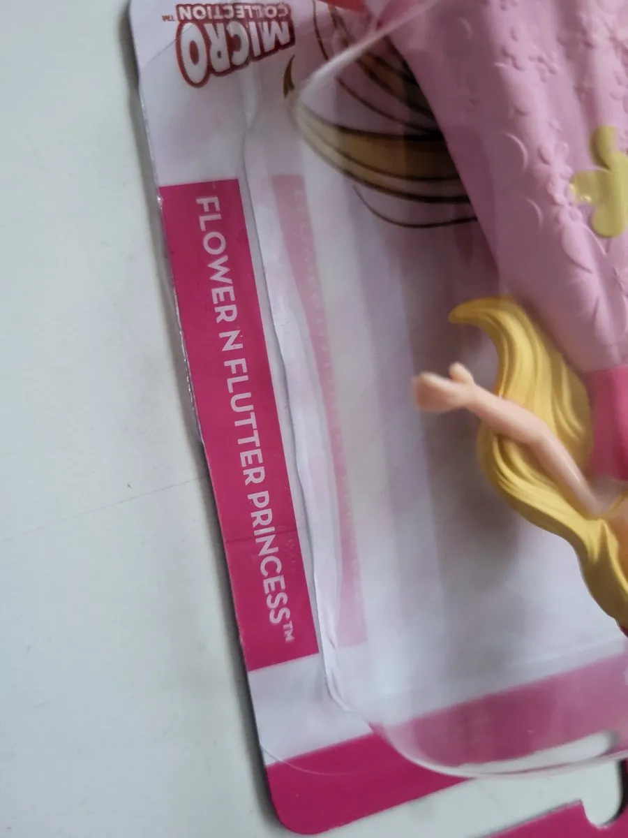 Barbie Micro Collection Flower N Flutter Princess - Roze/Geel/Blond