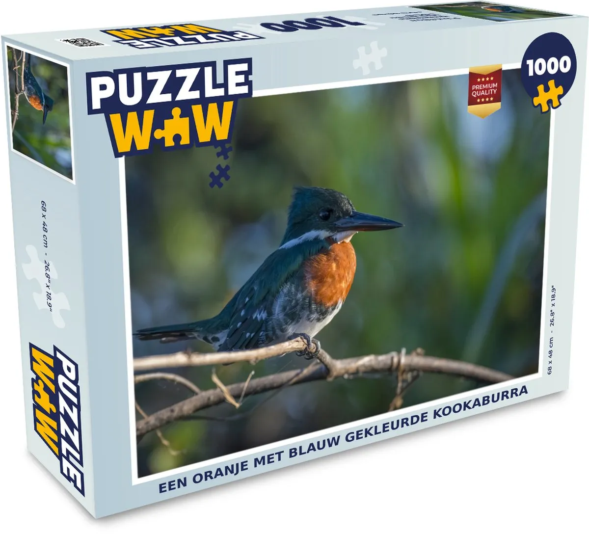 PuzzleWow Legpuzzel Kookaburra 1000 Stuks