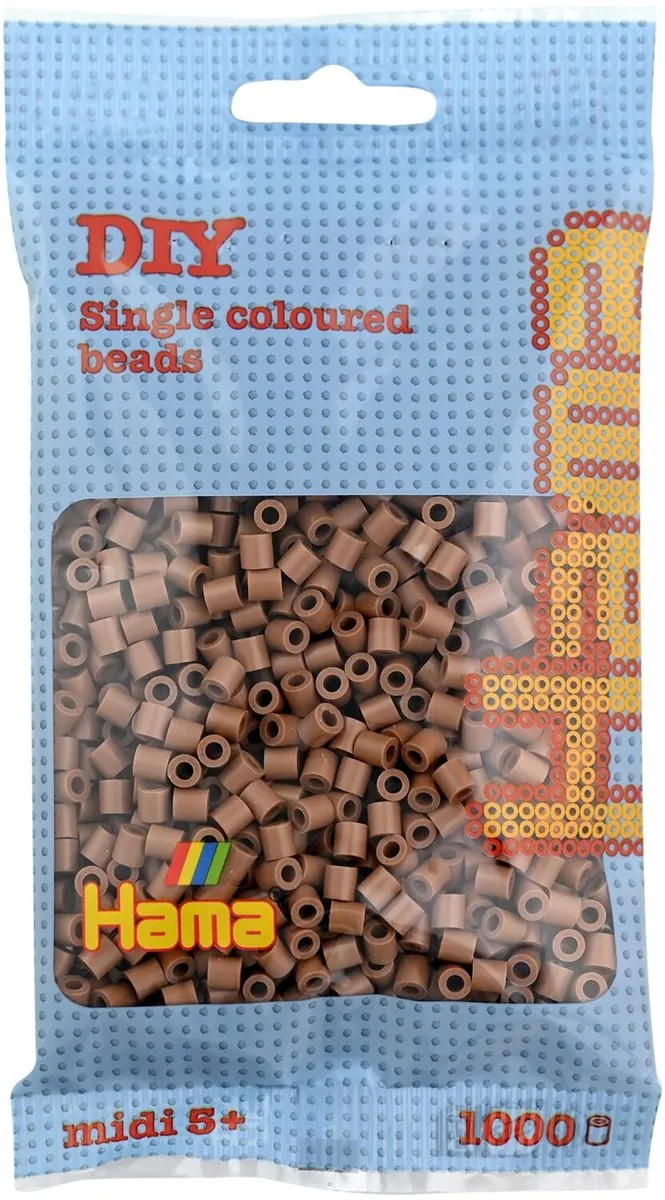 Hama Strijkkralen 1000 Stuks - Lichtbruin