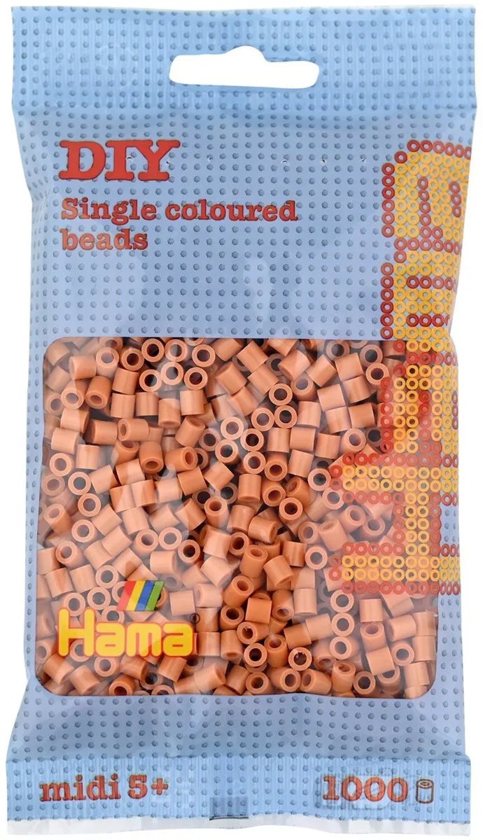 Hama Strijkkralen 1000 Stuks - Lichtbruin