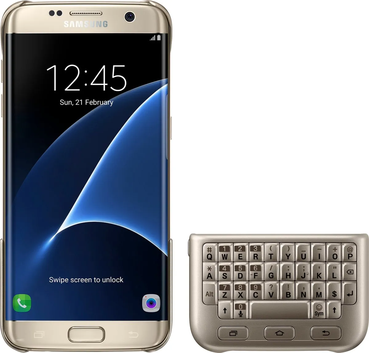 Samsung Keyboard Cover 3-45548 - Goud