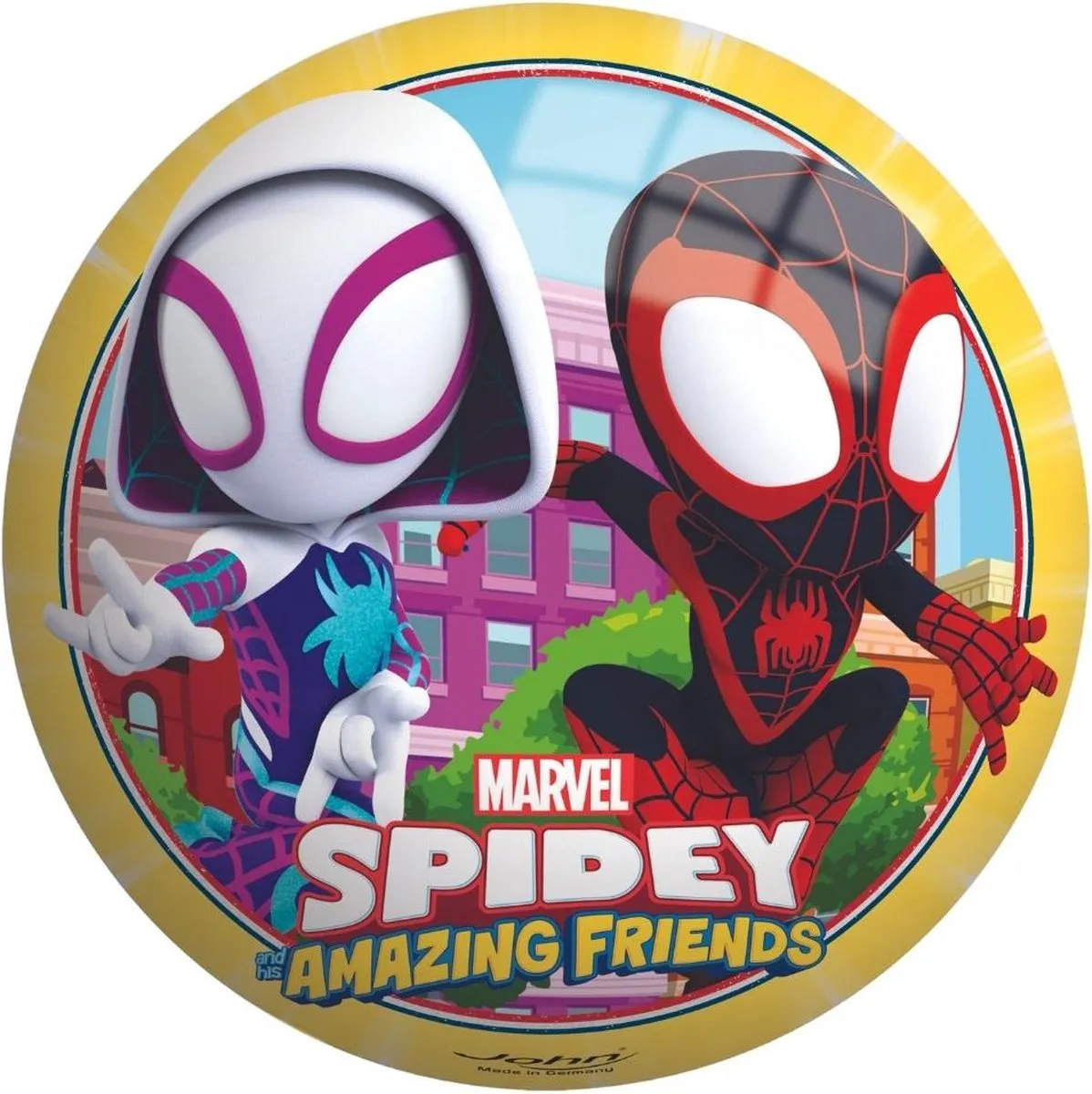 Spider-Man en Friends Bal - 23cm - Blauw - 15 Stuks