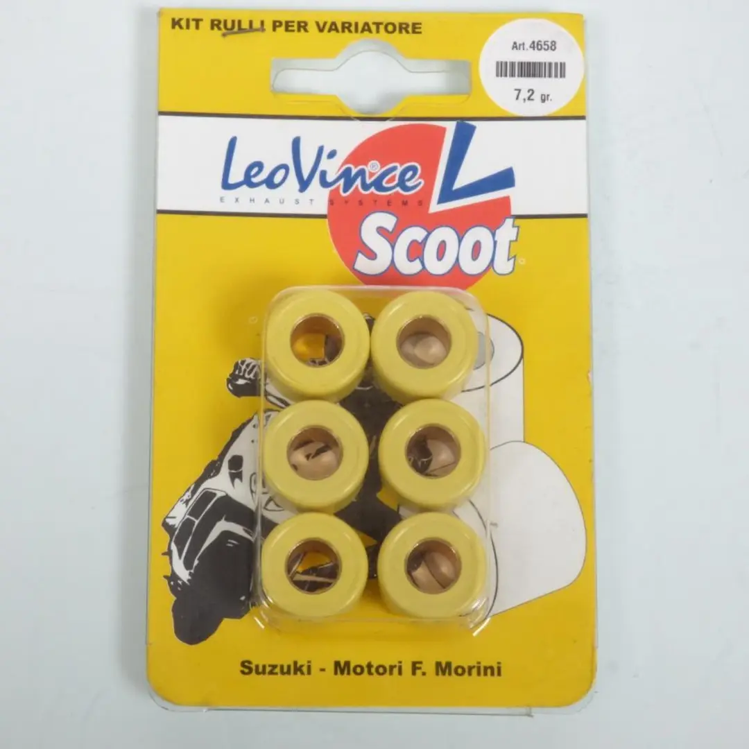 Galet rouleau de variateur Leovince pour Scooter Derbi 50 Atlantis 2001 17x12 7.