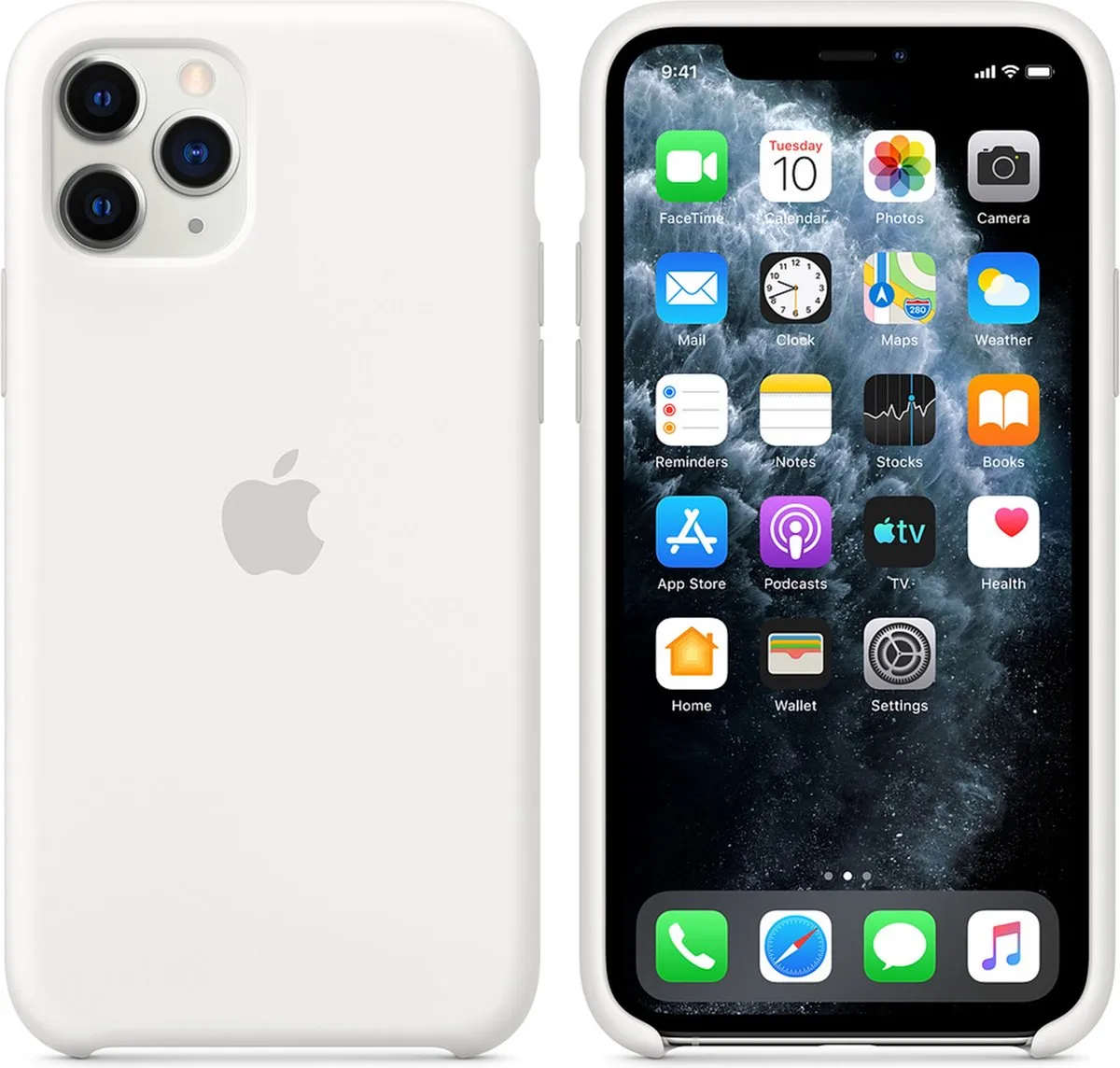 Apple Siliconen Hoesje iPhone 11 Pro MWYL2ZM/A - Wit