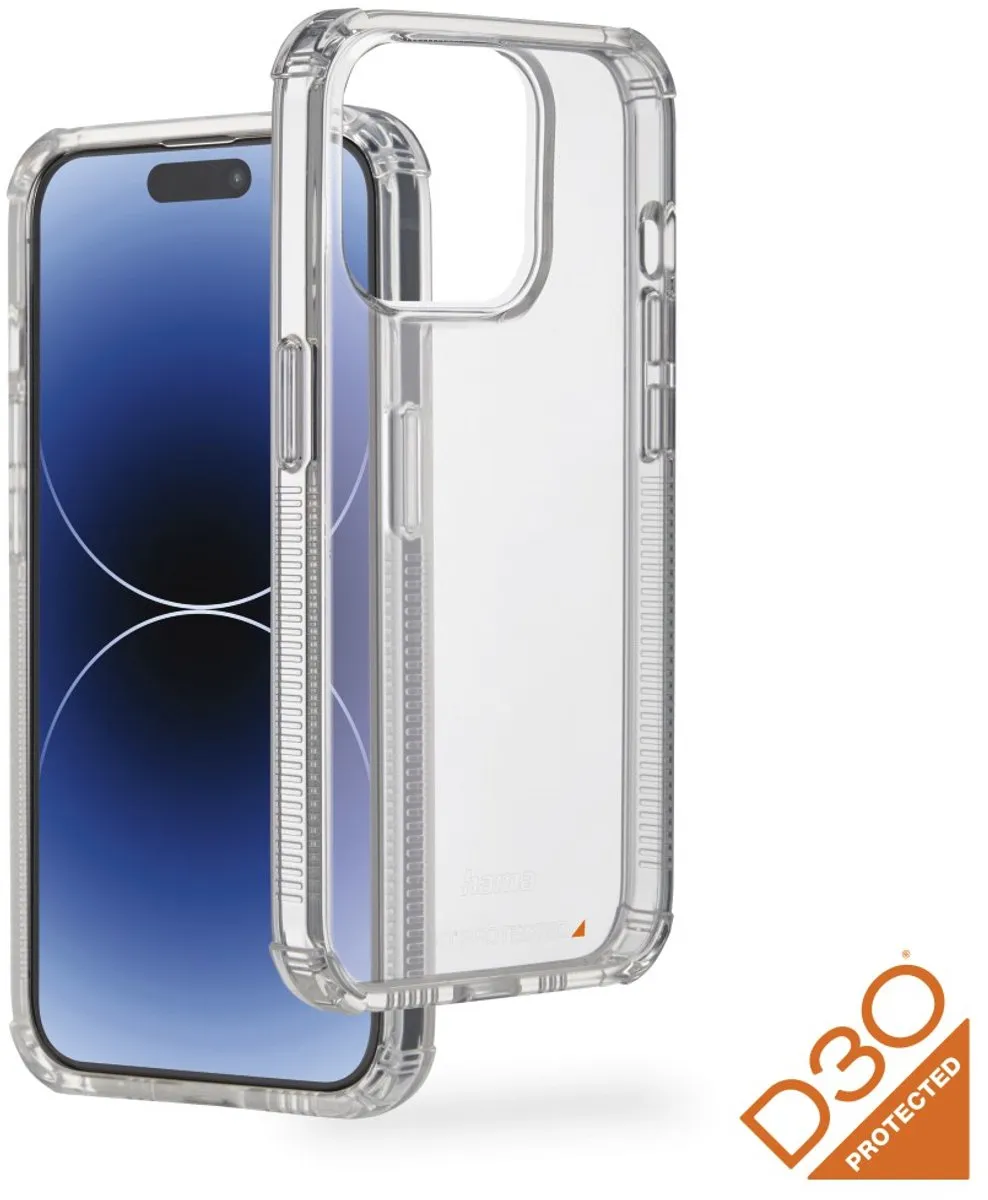 Hama Extreme Protect Cover iPhone 15 Pro Max - MPN 00136037 - Transparant