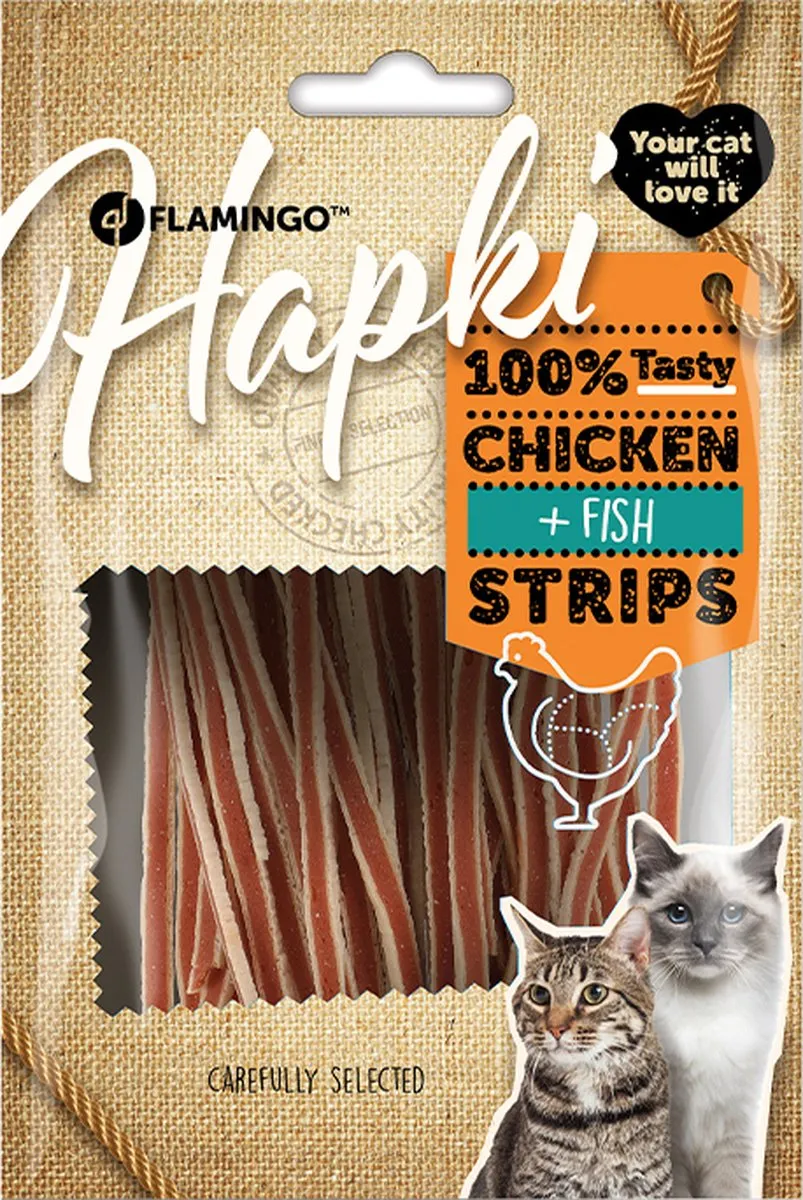 Flamingo Hapki Chicken & Fish Strips Kat