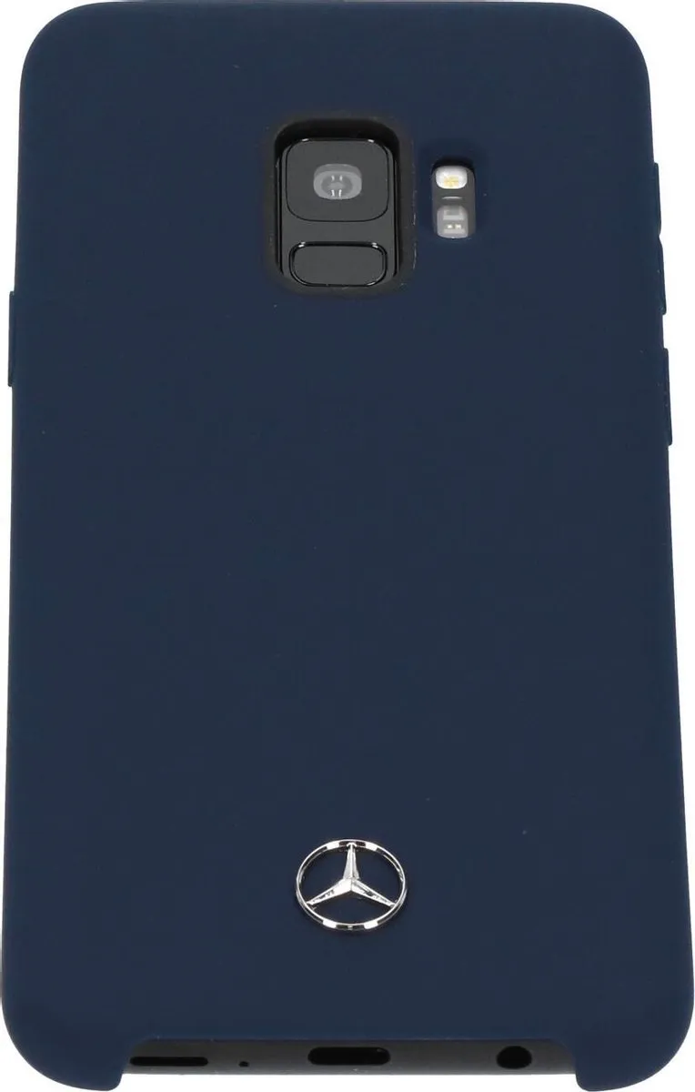 Mercedes-Benz Galaxy S9 Hoesje - Blauw - Soft Touch Leer - S203-6