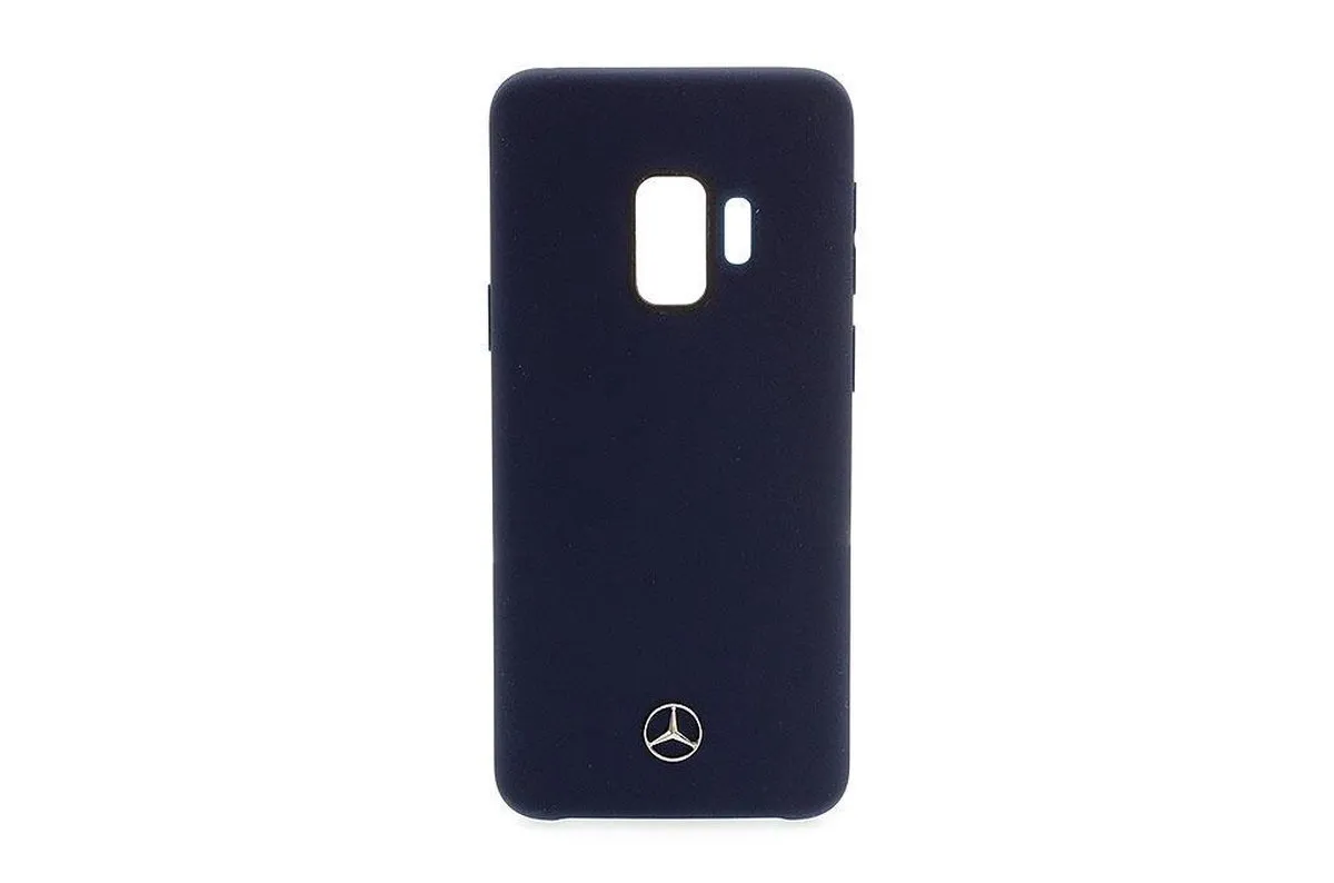 Mercedes-Benz Galaxy S9 Hoesje - Blauw - Soft Touch Leer - S203-6