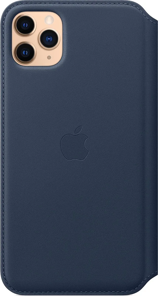 Apple iPhone 11 Pro Max Folio Hoesje - Deep Sea Blue