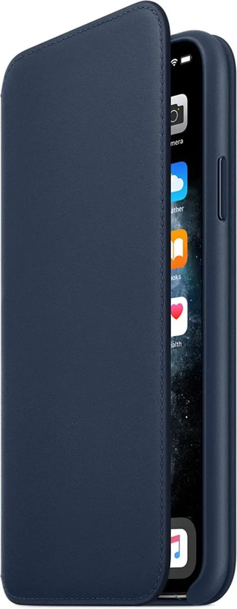 Apple iPhone 11 Pro Max Folio Hoesje - Deep Sea Blue