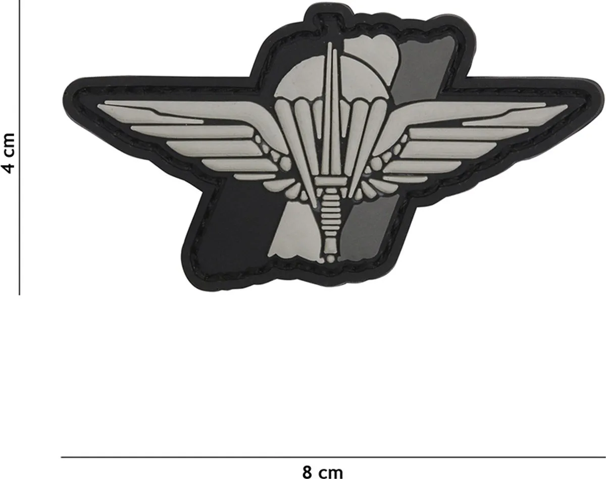 101 Inc Embleem 3D PVC Para Wing Grijs 2065