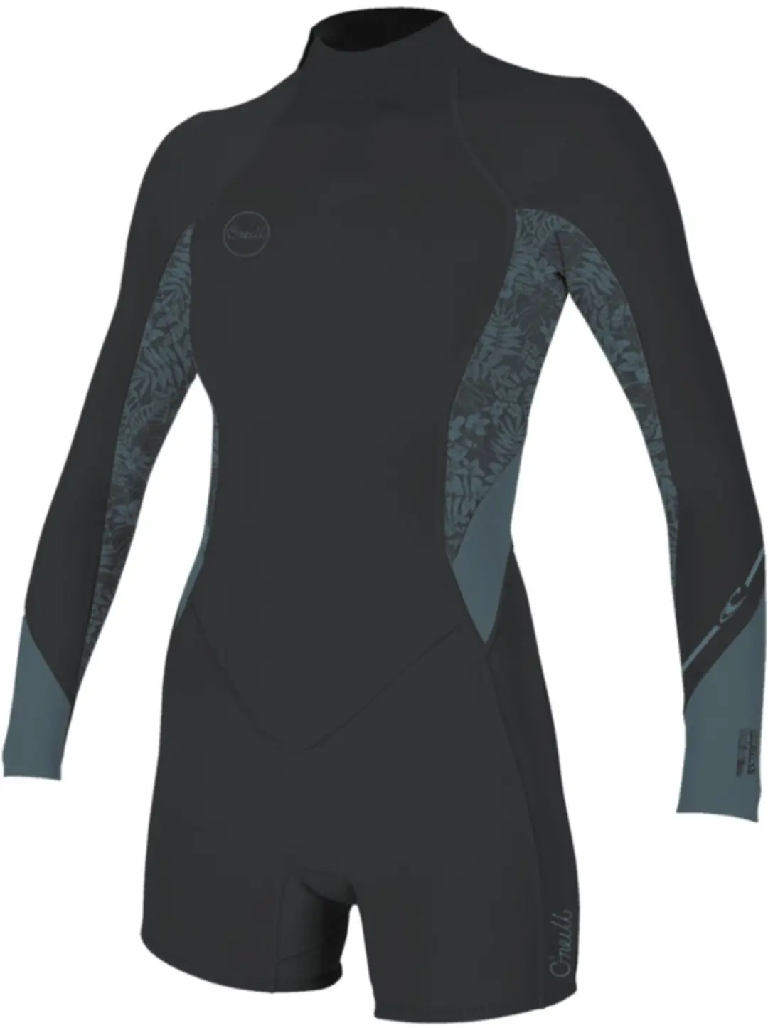 2026 O'Neill Dames Bahia 2/1mm Rug Ritssluiting Lange Mouwen Lentepak