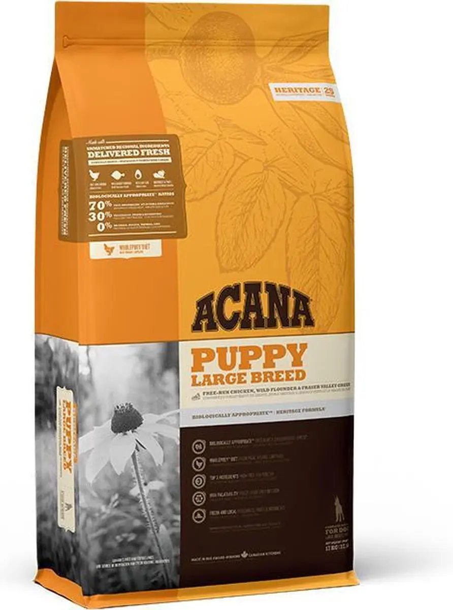 Acana HERITAGE Puppy Large Breed 17 kg.