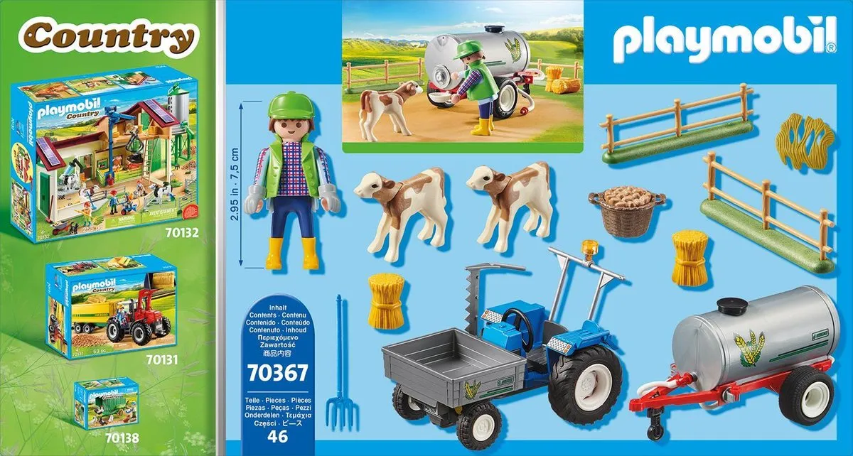 Playmobil Country Landbouwer met maaimachine 70367 - Multicolor - afbeelding 3 van 6