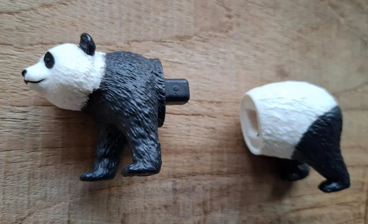 Schleich Panda 7cm - Zwart/Wit