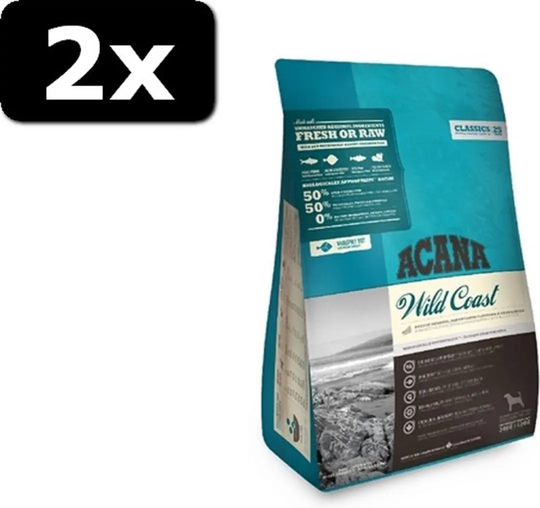 2x ACANA CLAS WILD COAST 2KG - afbeelding 2 van 2