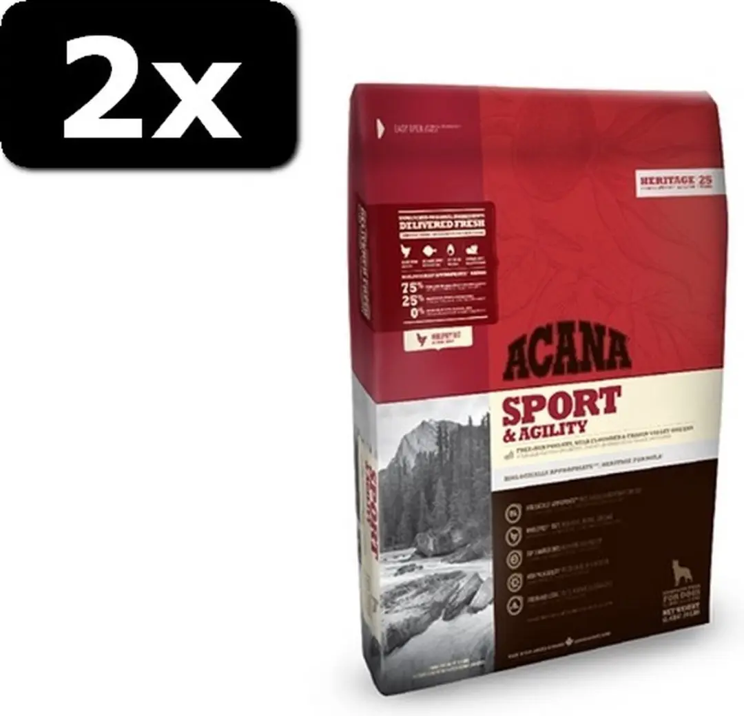 2x ACANA SPORT & AGILITY 17KG