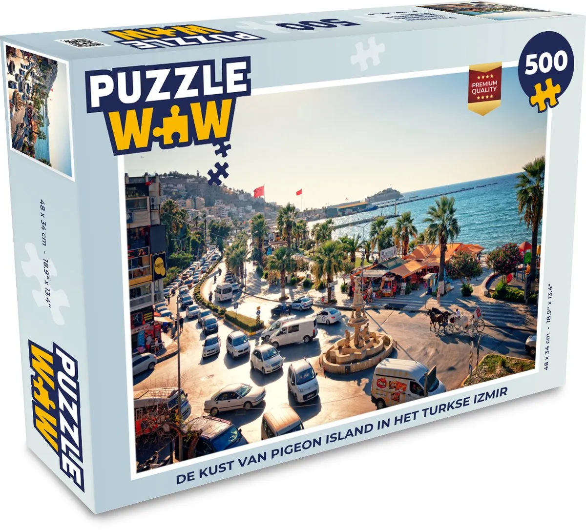 PuzzleWow Legpuzzel De Kust van Pigeon Island 500 Stuks