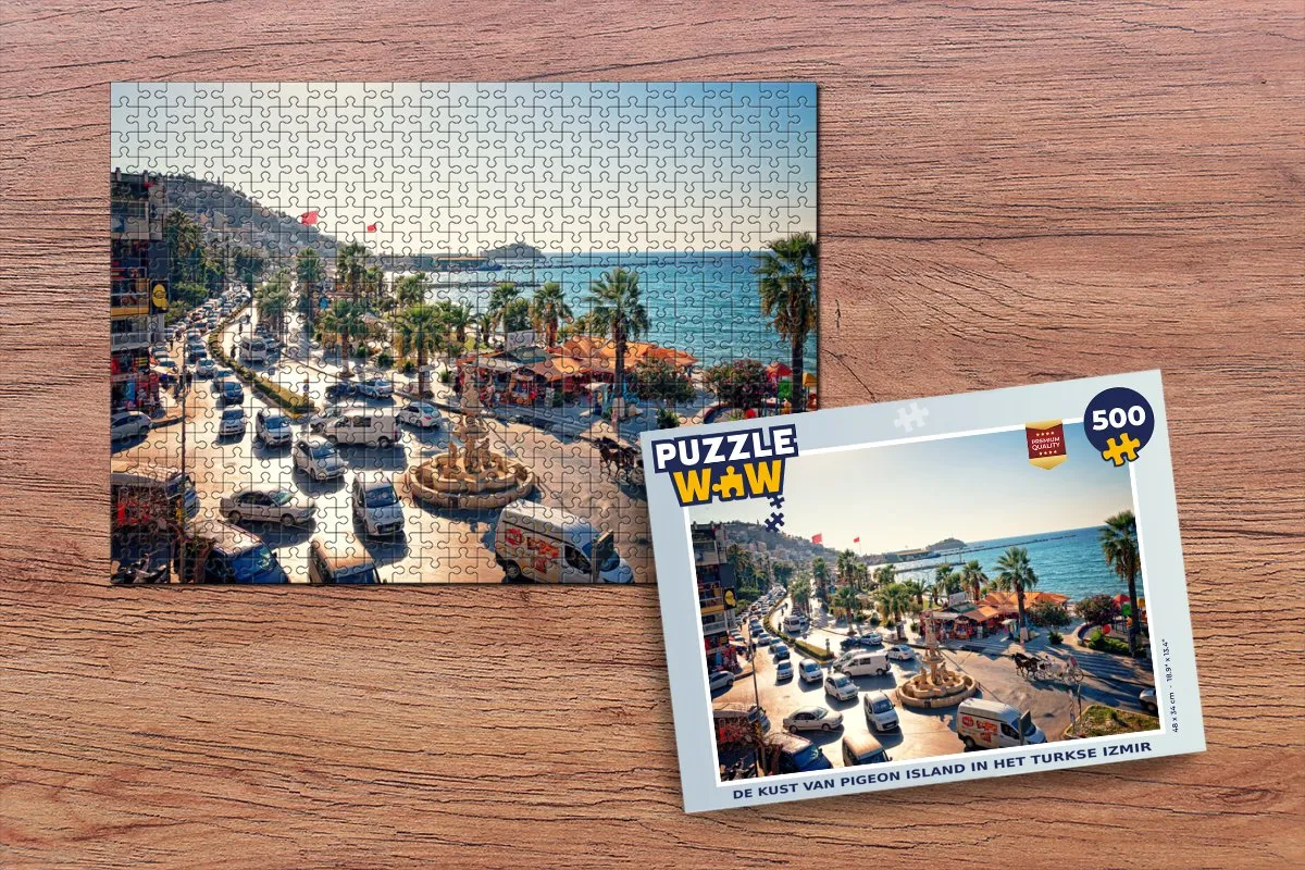 PuzzleWow Legpuzzel De Kust van Pigeon Island 500 Stuks - Multicolor