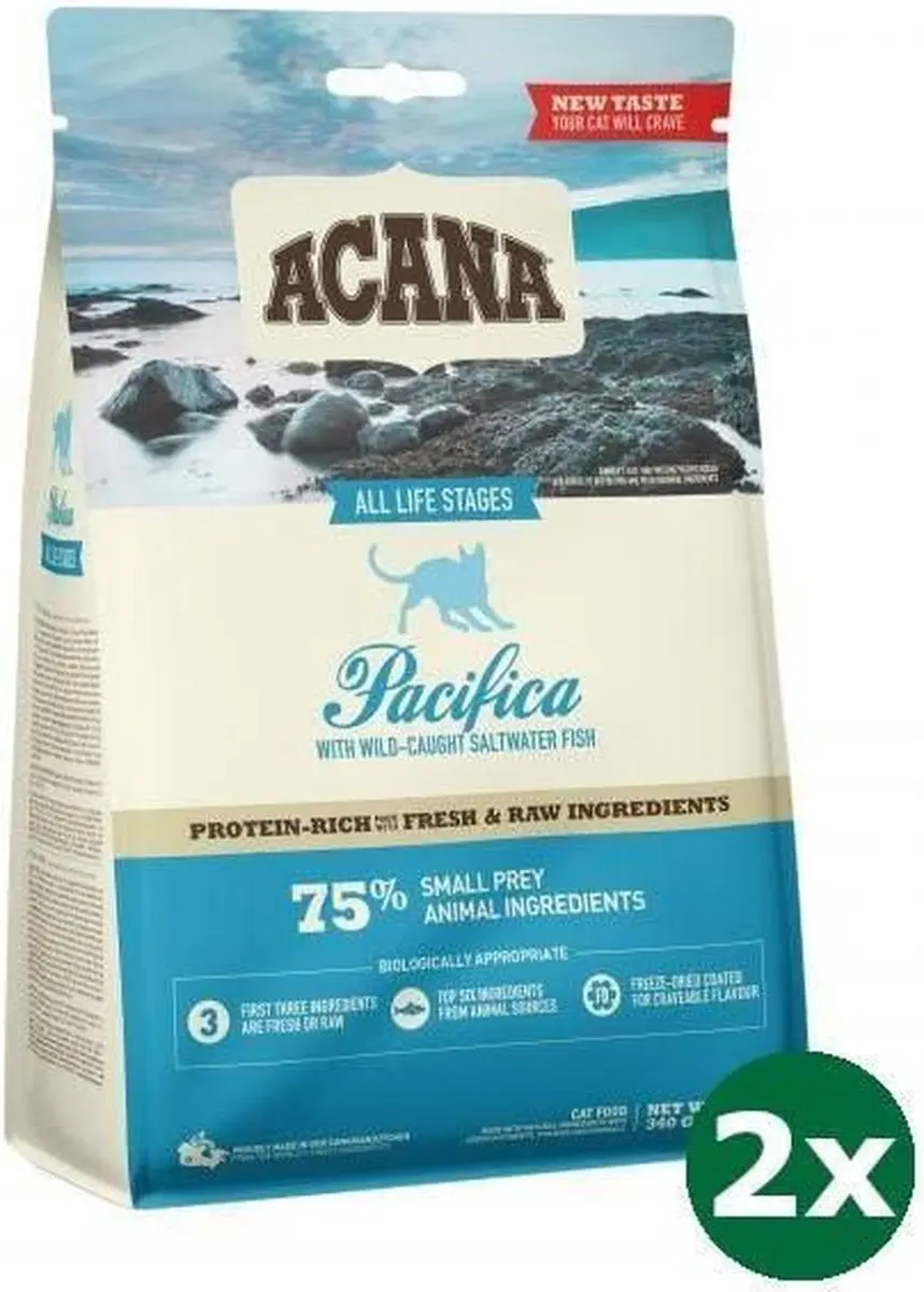 Acana cat pacifica kattenvoer 2x 340 gr