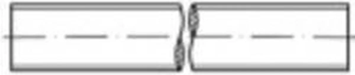 TOOLCRAFT M12 Draadeind 1000mm RVS A2