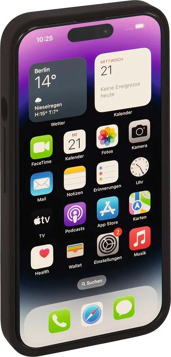 Hama MagCase Finest Feel Pro Hoesje iPhone 14 Pro - Zwart