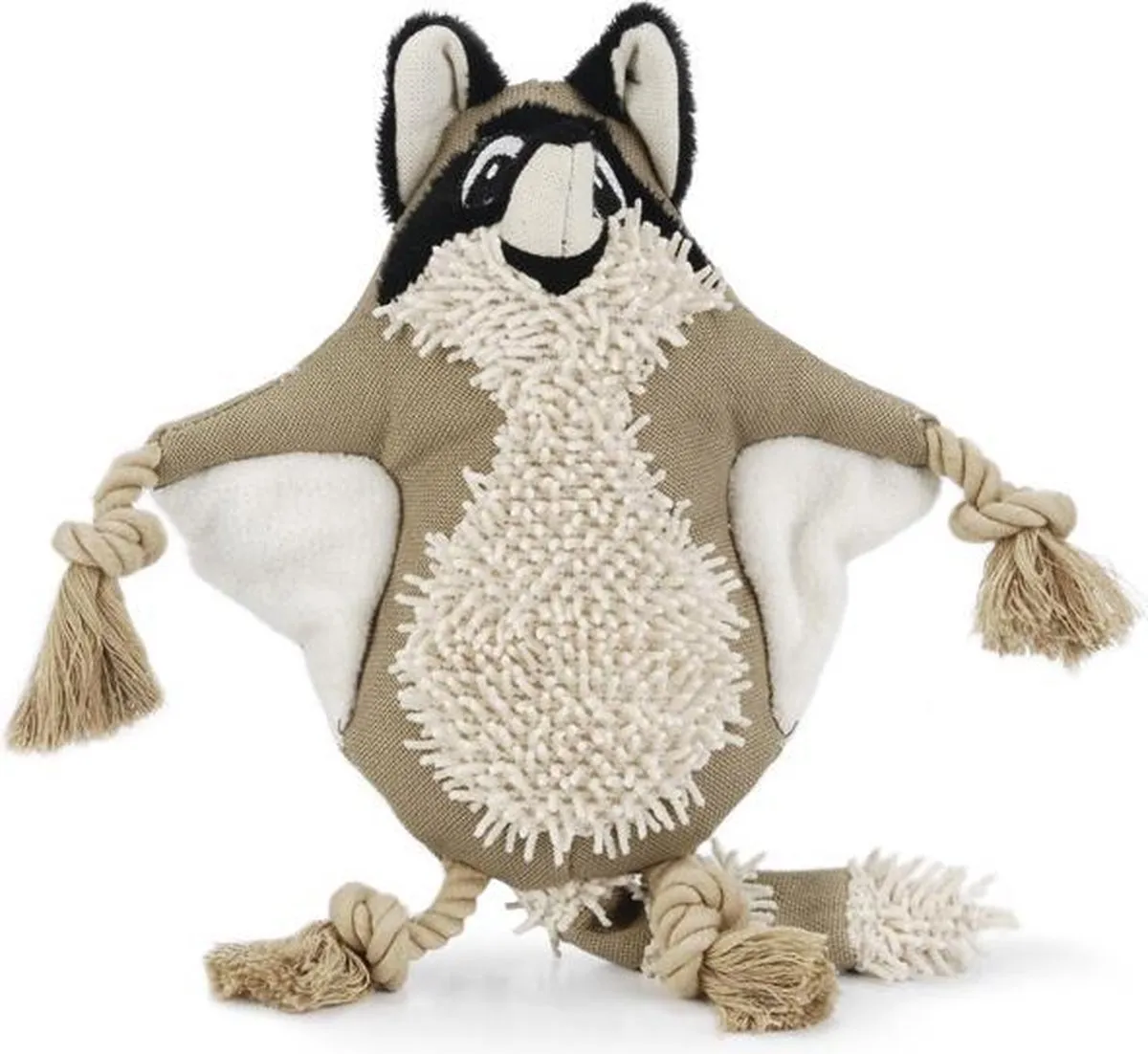 Beeztees Nuddles Wasbeer Hondenspeelgoed 32cm