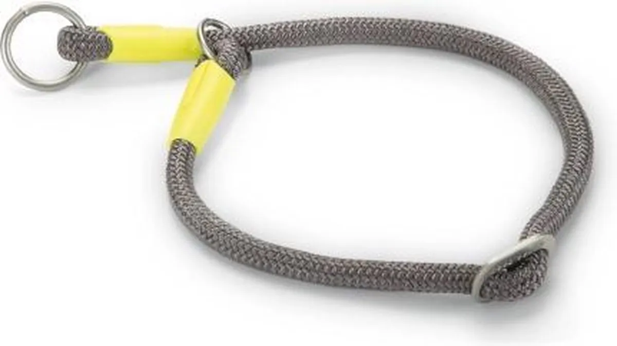 Beeztees Nylon Halsband Nikra Lichtgrijs 40cm x 10mm