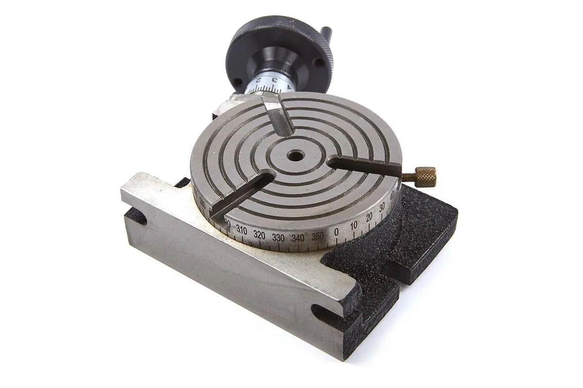 HBM 100mm Verdeeltafel met Opspanset - Metaal - Ø100cm