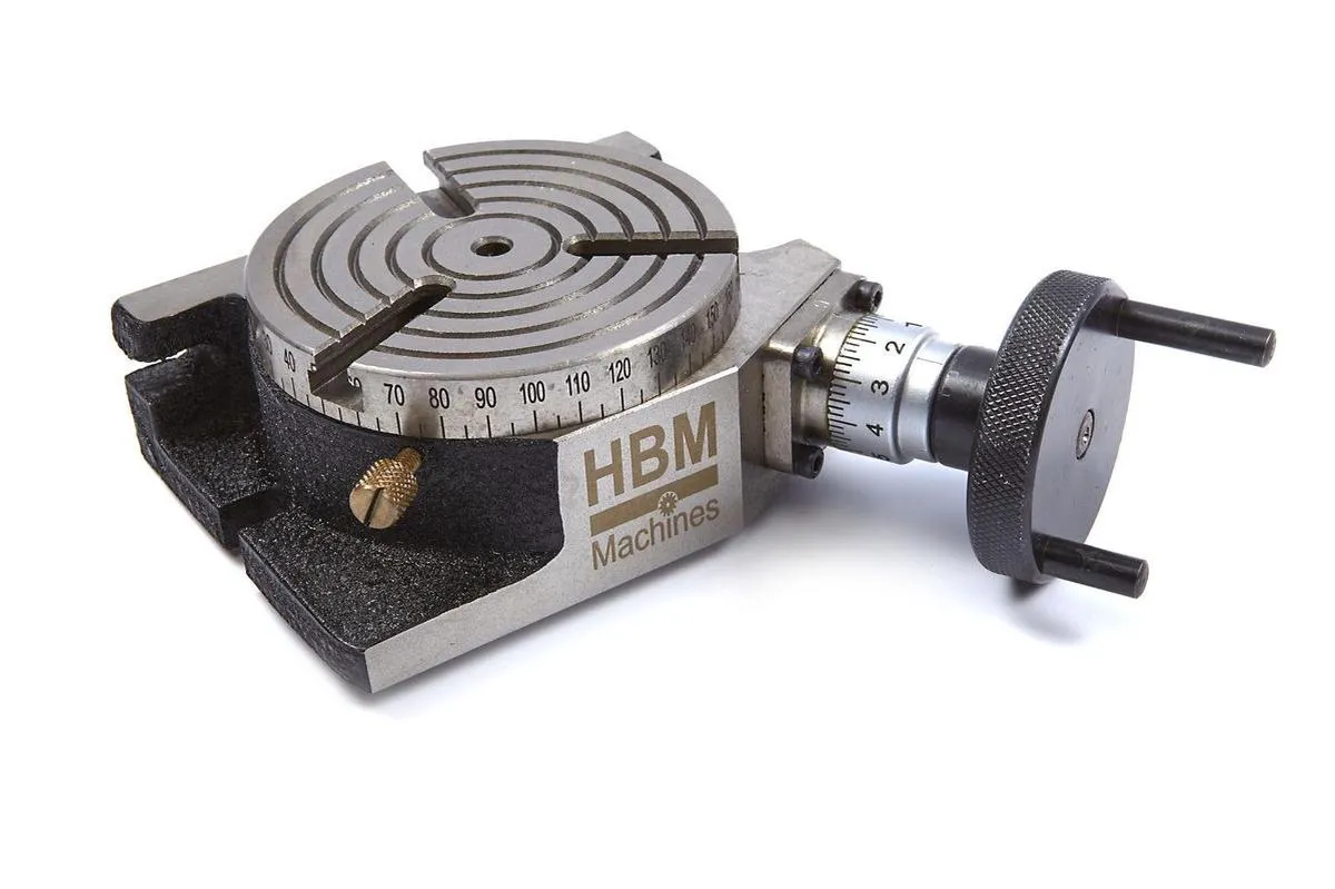 HBM 100mm Verdeeltafel met Opspanset - Metaal - Ø100cm