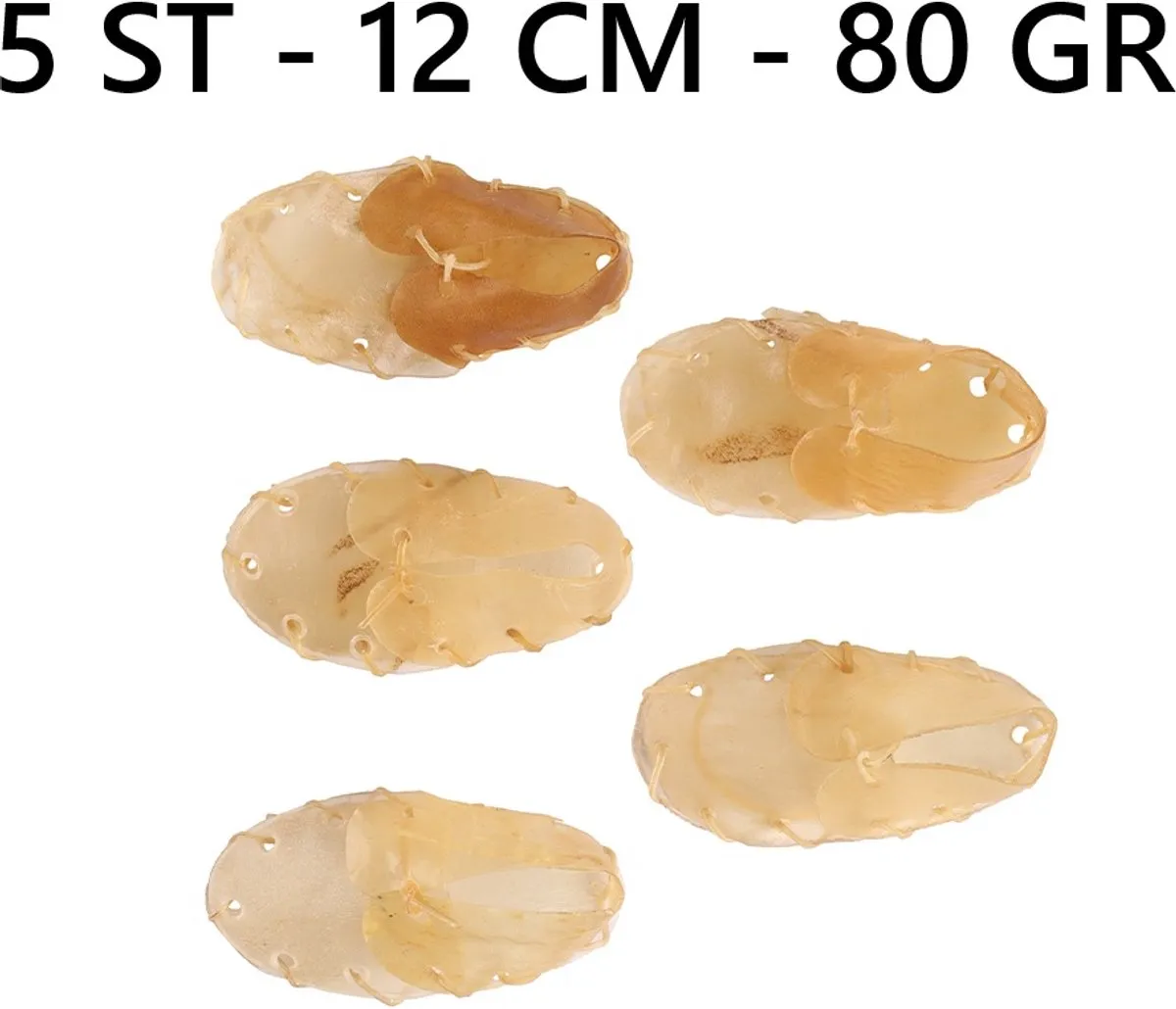 Flamingo Beef Rawhide Shoe Hondenknabbels 5 Stuks
