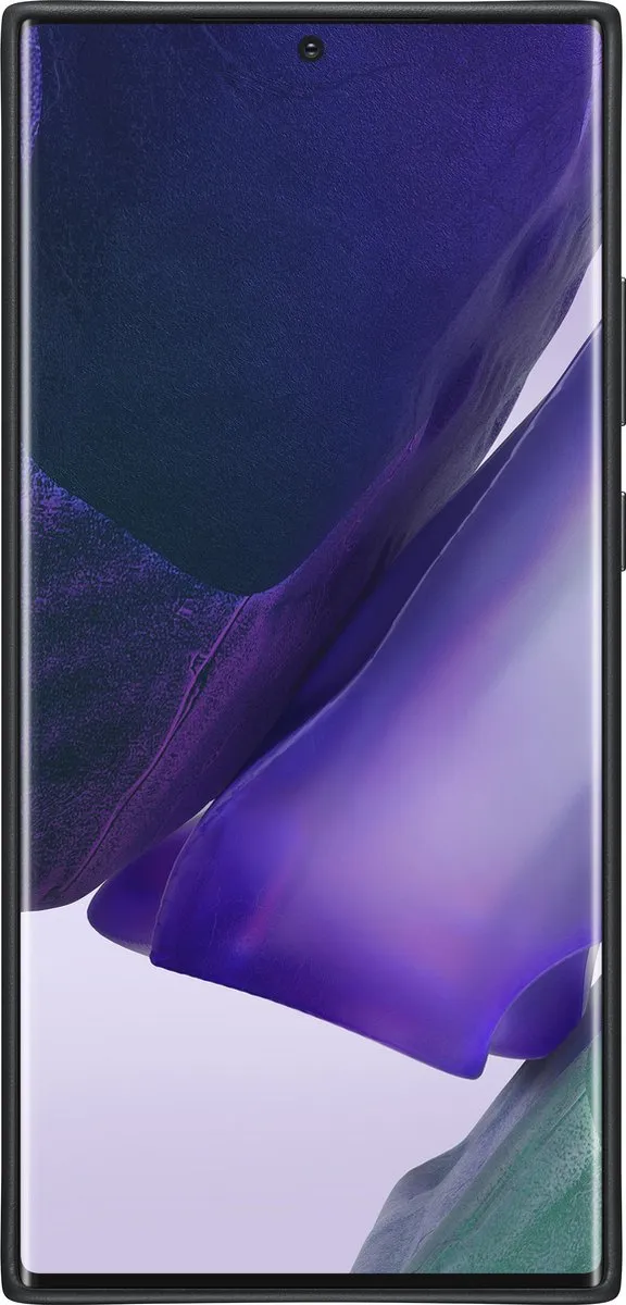 Samsung Leather Hoesje EF-VN985LBEGEU - Galaxy Note 20 Ultra - Zwart