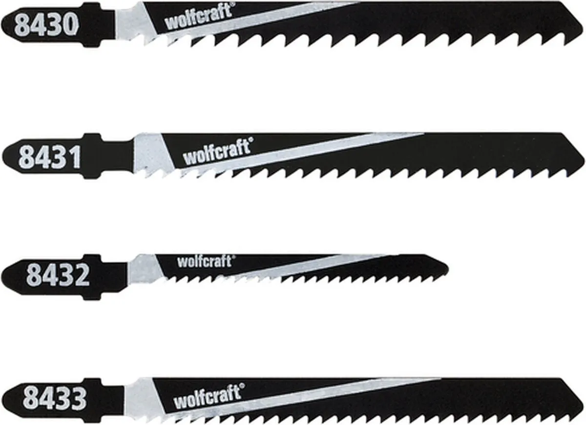 Wolfcraft Decoupeerzaagbladen 10 Stuks