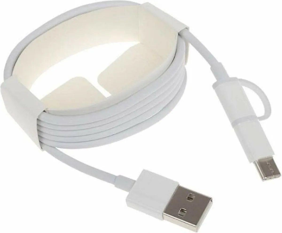 Xiaomi Mi 2-in-1 USB-C Kabel 100cm - Wit