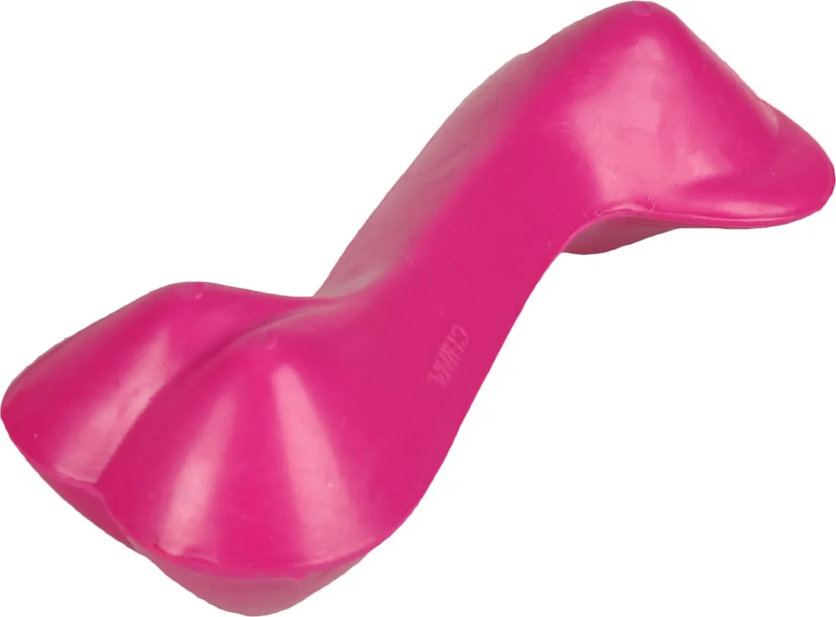 Flamingo Rubber Bot Hondenspeelgoed - 14x5x4.5cm - Multicolor