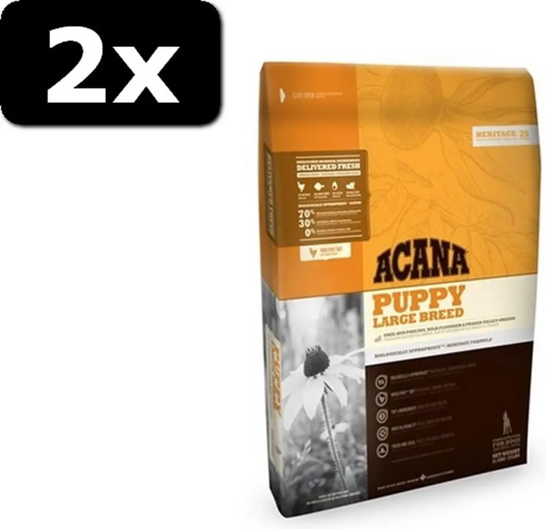 2x ACANA PUPPY LARGE BREED 11,4KG - afbeelding 2 van 2