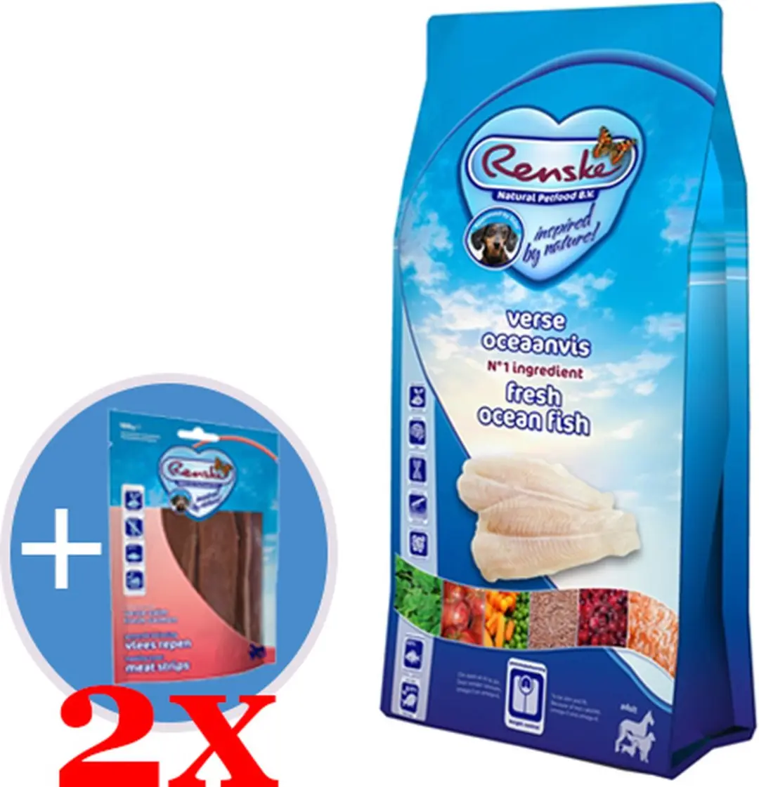 Renske  super premium adult oceaanvis hondenvoer 12 kg