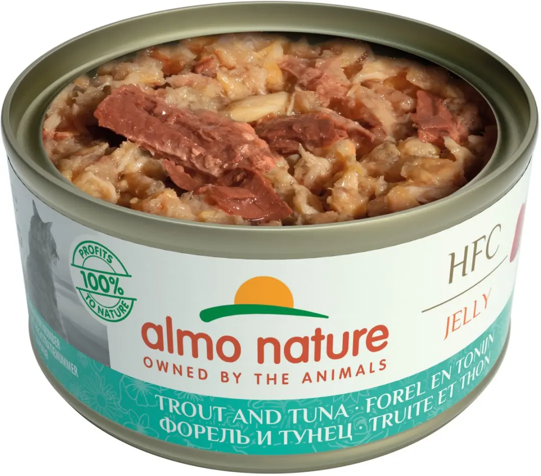 Almo Nature Natvoer Kat Adult Forel & Tonijn 70g - 24 Stuks - afbeelding 2 van 6