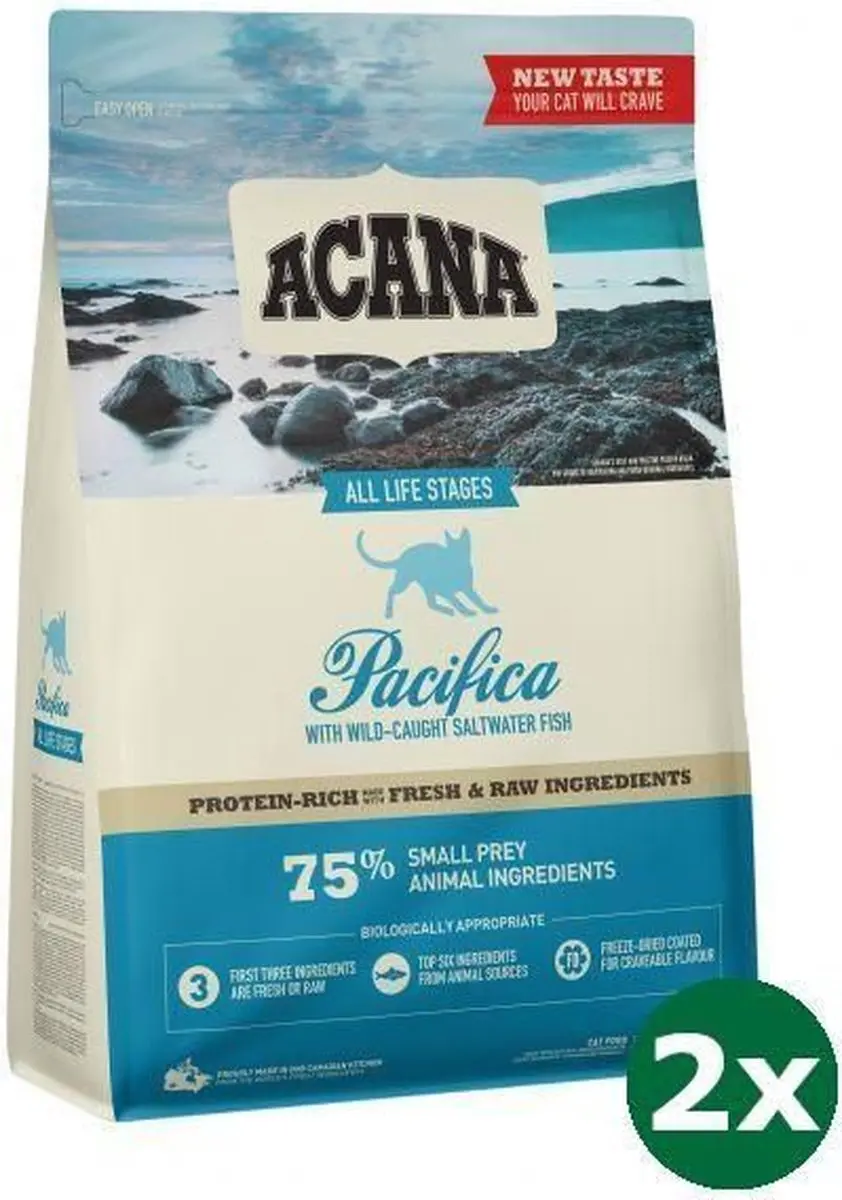 Acana cat pacifica kattenvoer 2x 1,8 kg