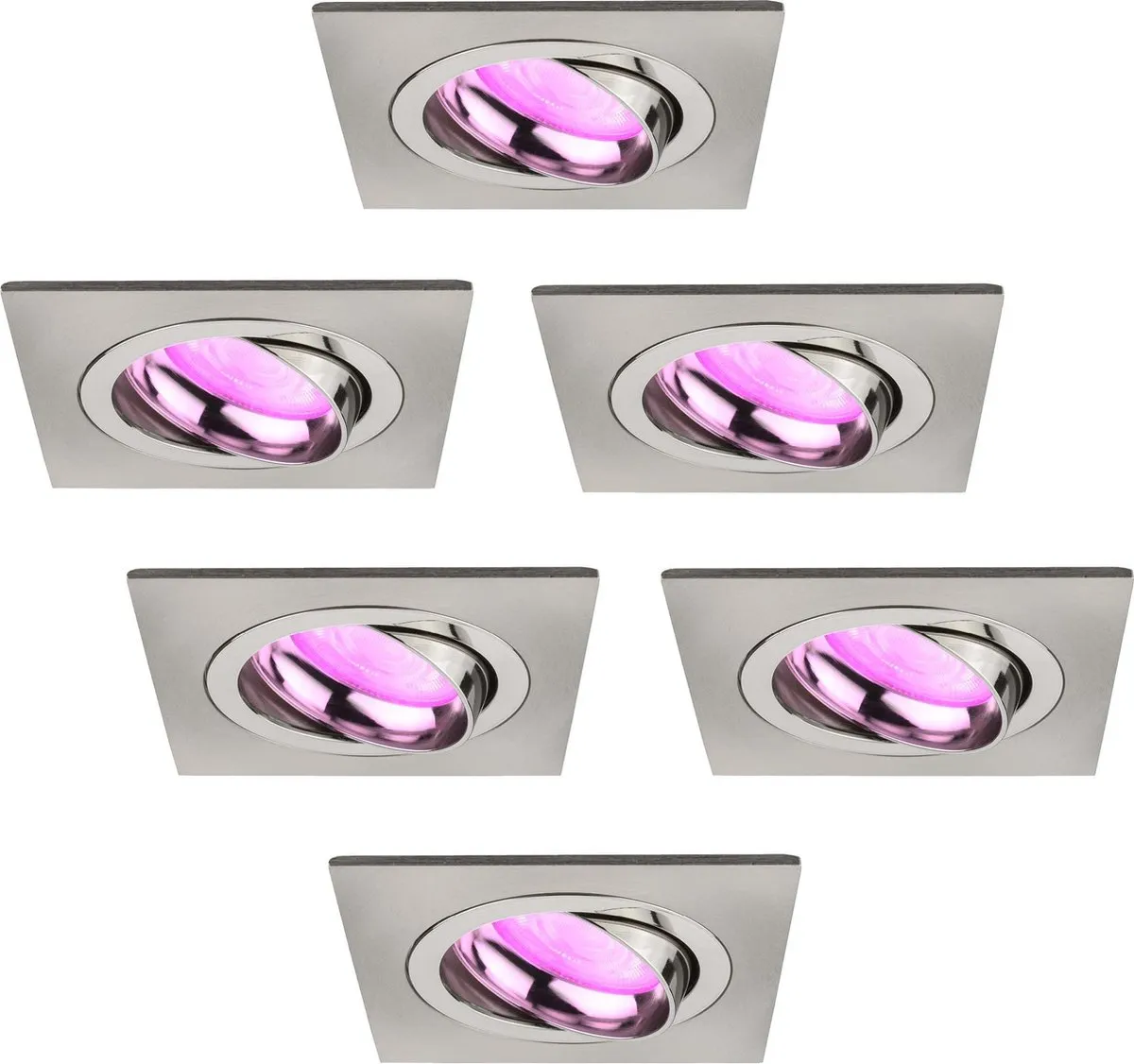 Ledvion 6X SMART LED Inbouwspot Sevilla Dimbaar WiFi